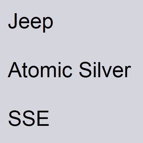 Jeep, Atomic Silver, SSE.